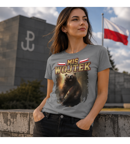 KOSZULKA DAMSKA Miś Wojtek